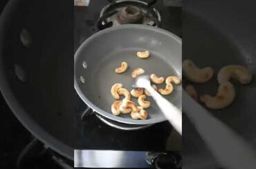 Healthy, tasty, simple, easy, quick snack idea for kids to school | fried cashew | fried jeedipappu