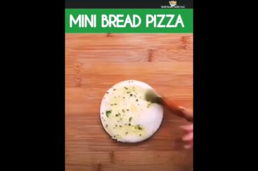 Garlic bread pizza || bread pizza recipe #shorts #breadpizza #breadpizzarecipe #minipizza #pizzahut