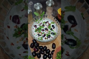 jamun raita | black Plum curd salad |#recipe #healthy #food #tasty #fruit #shorts
