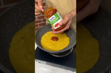 Besan ka pizza | Day 6 of 15 days pizza challenge | healthy #shorts #paramaedy #pizza