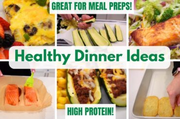 COOK WITH ME Healthy Dinner Ideas | Healthy Meal Prep Ideas | Easy Dinner Recipes #whatsfordinner
