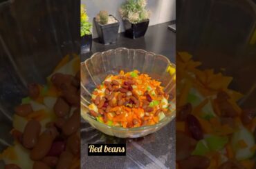 Healthy salad in 5 minutes | Red bean Salad #shorts #cooking