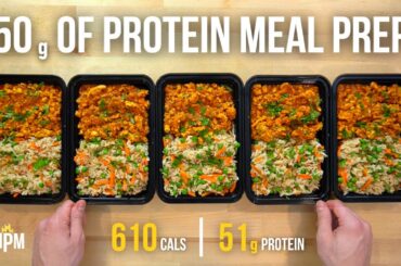 This Easy Ground Chicken Curry Meal Prep Took me Only 40 Minutes to Complete