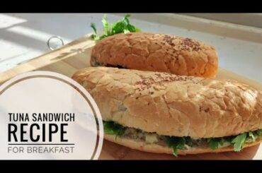 How To Make A Delicious And Healthy Tuna Sandwich - Perfect For Breakfast Or Snacks! #sandwich