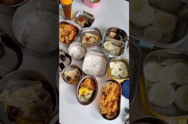 Tiffin box ku ena pack panlam nu kozhapama iruka/Morning routine of a mom #shortsfeed  #shortsvideo