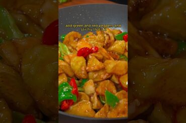 Full quality fried sponge gourd in a family meal