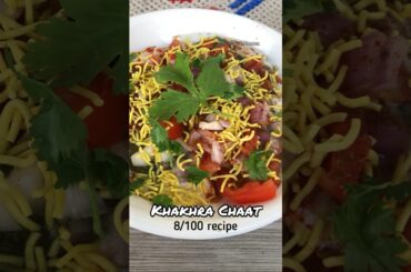 Khakhra Chaat | Day 8 of 100 recipes challenge | Healthy snack recipe