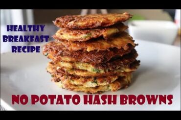 Hash brown Recipe made without potatoes | Healthy snack | #hashbrown #recipe