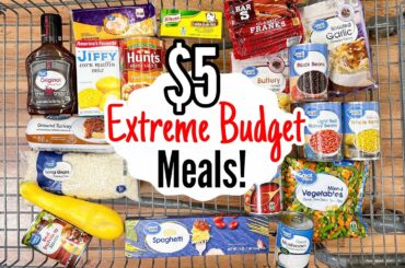 $5 DINNERS: Extremely Cheap Easy Meals and THEY ARE DELICIOUS | Simple Cooking with Julia Pacheco