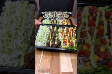 High Protein Chipotle Steak Bowls! Less than 500 Calories! COMING SOON! #mealprep #foodie #fitness