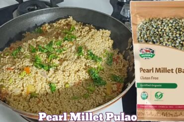 pearl millet pulao recipe/ healthy breakfast/ healthy Diet recipe @TasteofCoorgbyMoms