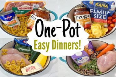 5 TASTY ONE POT RECIPES | The EASIEST Cheap & Simple Family Meals | Easy Cooking with Julia Pacheco