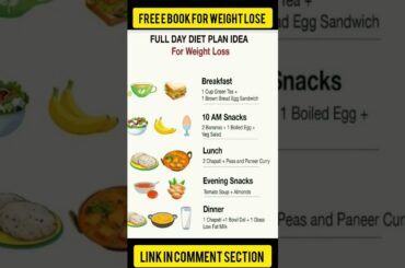 Full Day Weight Loss Diet Plan | Healthy Recipes for Effective Results | #YouTube #Shorts