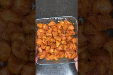 DELICIOUS MEAL PREP High Protein Crispy Chicken Fried Rice! 529 CALS! #foodie #weightloss #recipe