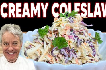 Perfect Creamy Coleslaw for 4th of July! | Chef Jean-Pierre