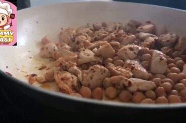 Spicy and Healthy Chicken or Chickpea Recipe@Yummyfeast