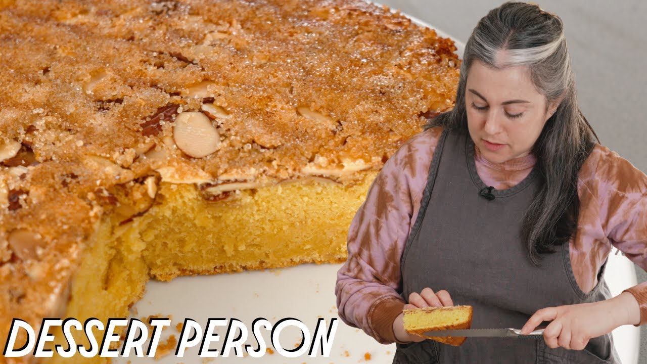 Claire Saffitz Makes Best Crunchy Almond Cake Recipe | Dessert Person Claire Saffitz Makes Best Crunchy Almond Cake Recipe | Dessert Person
