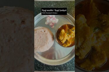 Ragi Mudde/Ragi Sangati || Simple Process || Healthy Lunch Recipe #shorts #youtubeshorts #oldisgold
