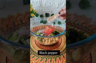 #shorts Healthy Salad recipe|Chickpea Salad #youtubeshorts #betashorts