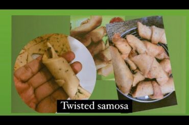 Crispy atta twisted samosa recipe | potato roll’s recipe | healthy snacks