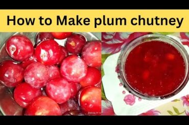 Plum chutney | Aloo Bukharay ki chatni | Mazedar chatni Recipe | Life with Horain