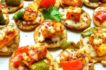 Healthy Bite-sized Pizza Recipe for Weight Loss, No Flour, Healthy Snacks Packed with Protein