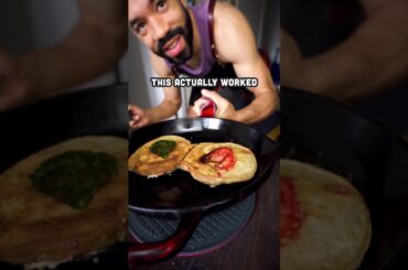 gluten free strawberry basil pancakes