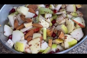 Healthy Fruits Salad | Easy Fruit Salad Without Sugar,Without Yogurt,Without Cream