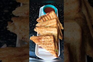 Grilled brown bread sandwich #youtubeshorts #cookingvideo #sandwich #cookingshorts #yummyrecipe