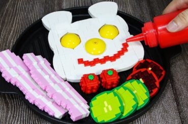 The Best BREAKFAST Recipe | LEGO FOOD Challenge | Lego Cooking ASMR