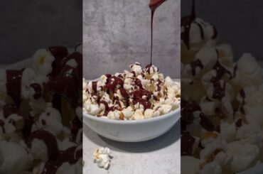 Chocolate Popcorn #easysnacks #healthyrecipes