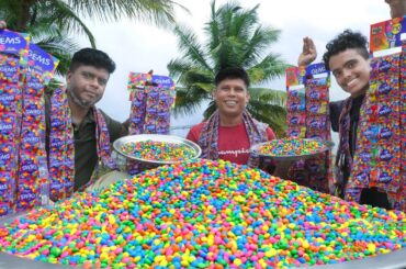 GEMS MILKSHAKE | Yummy Gems Chocolate milkshake recipe | Village Food