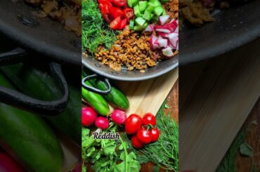 Soya salad recipe with lots of vegetables