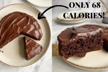 Entire Chocolate Cake for 270 Calories! | healthy & low calorie chocolate cake