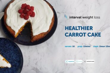 Healthier Carrot Cake - Recipes by Interval Weight Loss