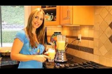 Healthy Recipes : Pineapple Orange Yogurt Smoothie