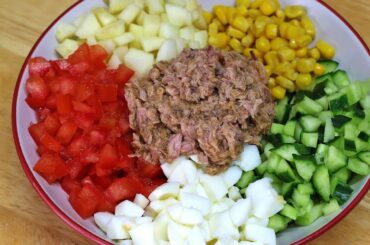SHED WEIGHT with This Flavorful Tuna Salad Recipe : PROTEIN PACKED, LOW CALORIE, HEALTHY WEIGHT LOSS