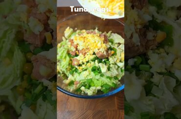 A low calorie, but very tasty salad  Eat it and lose weight!!!! #shorts