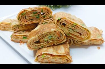Once you try this Veg Crepe recipe, your kids will start eating it everyday
