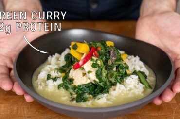 Thai Green Curry with 52g of Protein