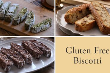 HEALTHY RECIPES | A compilation of 3 Biscotti made with rice flour, millet sugar, and nuts