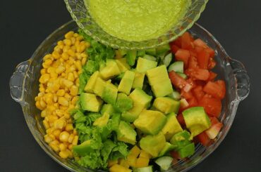 I have never tasted a avocado salad recipe like this before, so delicious!