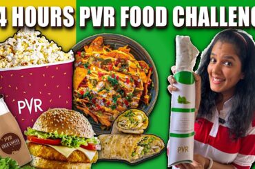 Eating Only PVR Theatre Food Challenge for 24hrs | #tamilvlog