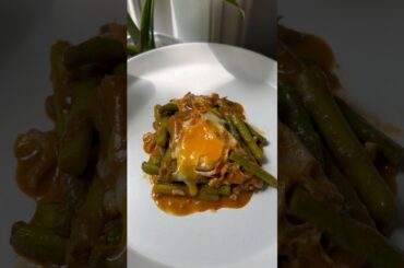 Delicious esparragado asparagus recipe. #southernspain #recipe #healthy #recetas #saludable #shorts
