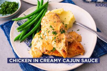Chicken in creamy cajun sauce | Family Dinner Recipes | Kidspot