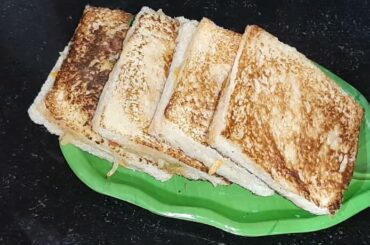 With 1 tbsp of oil you can make this healthy bread snack