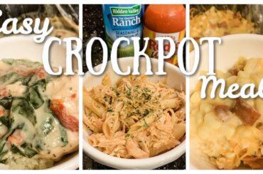 5 FAVORITE CROCKPOT MEALS COMFORT FOOD & WW APPROVED! HEALTHY CROCK POT RECIPES WITH SMART POINTS