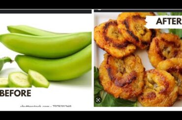 How I Made The Most Delicious Healthy Snacks With Unripe Plantain @zinnyskitchen
