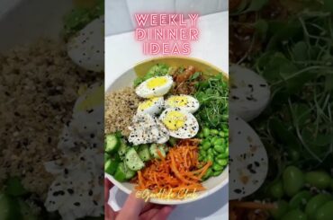 Healthy Dinner ideas for a week #shorts #viralvideo