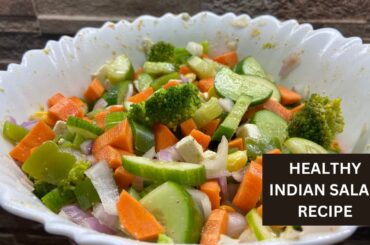Healthy Indian Salad Recipe for Weight Loss in Ek Minute Yara #youtube #food
